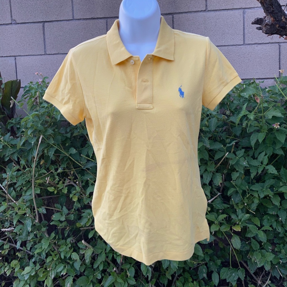 Ralph Lauren yellow polo.